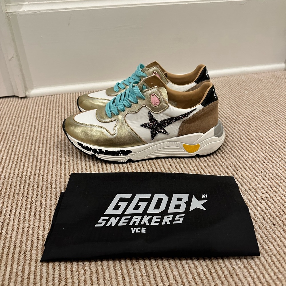 Golden goose running shoes